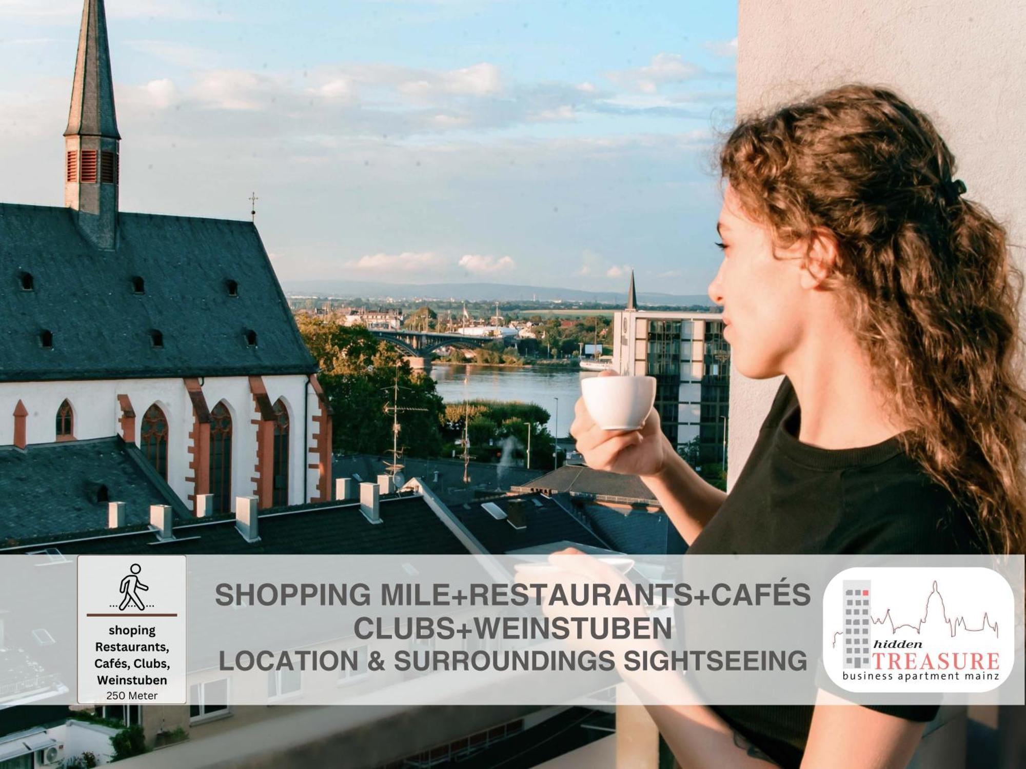 Hidden Treasure Business Apartment Mainz - Fantastic Rhine View In Center Of Mainz Old Town Extérieur photo